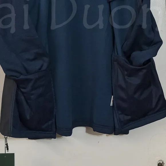 Orvis men bonded mesh full-zip Jacket BLUE - Picture 10 of 12